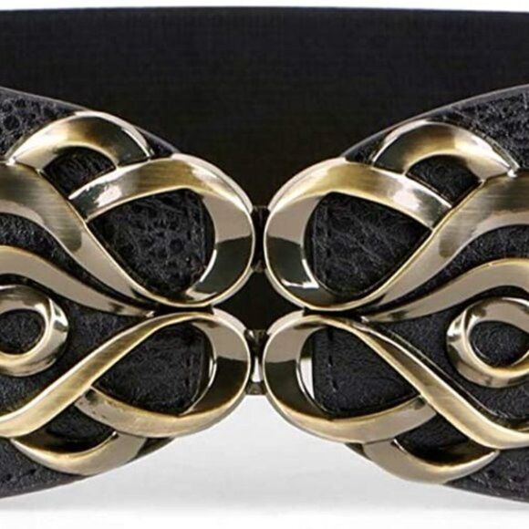 New Women Stretchy Belt for Dresses Vintage Elastic - Picture 6 of 7